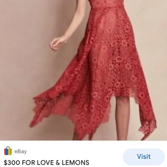 EUC For Love and Lemons Rosemary Dress sz S - Picture 6 of 13